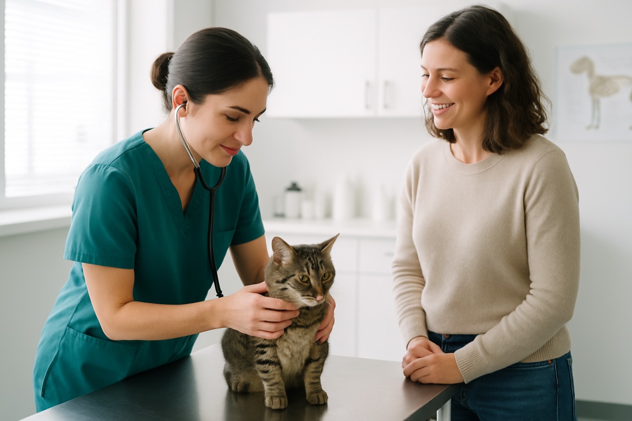 Pharmsource Animal Health team members collaborating in the office
